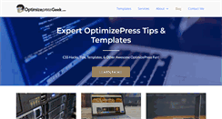 Desktop Screenshot of optimizepressgeek.com